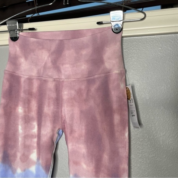 Spiritual Gangster Love Sculpt leggings Tie Dye Colorblock Pink Blue NWT - Picture 5 of 9